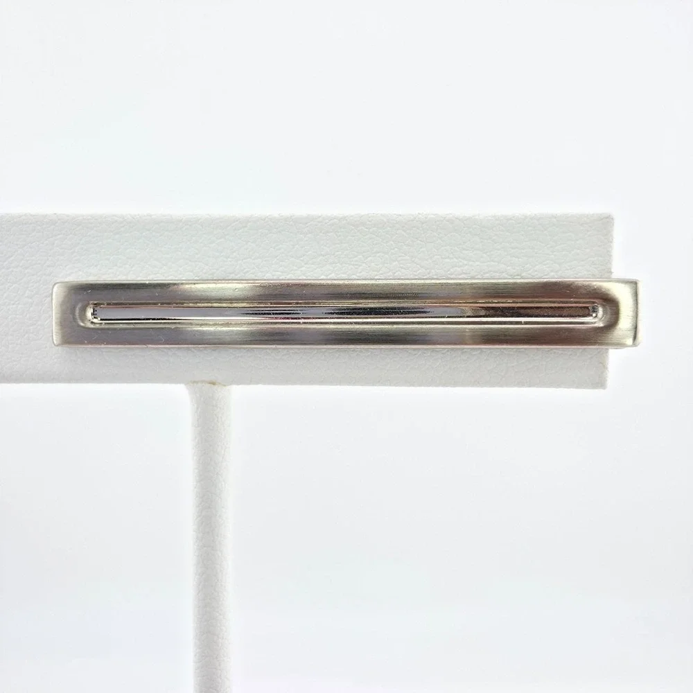 Vintage Tie Clip Tie Bar Tie Clasp Minimalist Classic Silver Tone FREE $HIP!